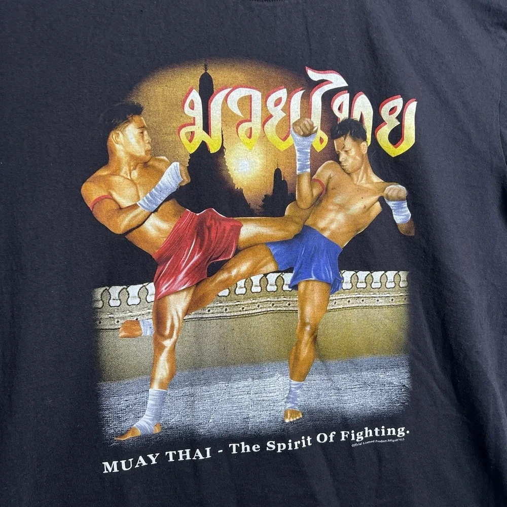 Vintage Large Joli Golf Thailand Muay Thai Kick Boxing T-Shirt